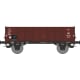 [HO] : Coffret de 2 wagons tombereaux Ludwigshafen caisse métallique, DB, Ep. III – WB926