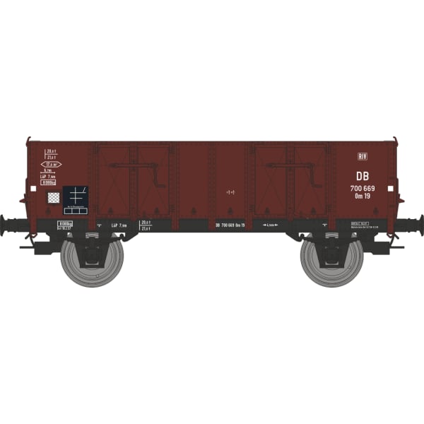 [HO] : Wagon tombereau Ludwigshafen caisse métallique, DB, Ep. III – WB927
