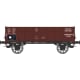 [HO] : Coffret de 2 wagons tombereaux Ludwigshafen caisse métallique, DR, Ep. III – WB928