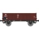 [HO] : Coffret de 2 wagons tombereaux Ludwigshafen caisse bois et métallique, DR, Ep. IV - WB931