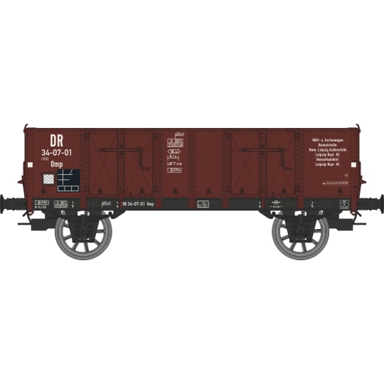 [HO] : Wagon tombereau Ludwigshafen caisse métallique, DR, Ep. IV - WB932