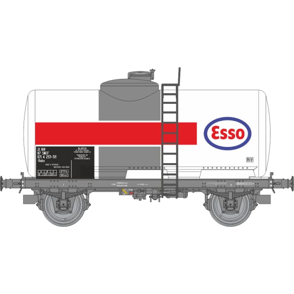 [HO] : Coffret de 2 wagons citernes pétrole ESSO, SNCF, Ep. IV – WB878