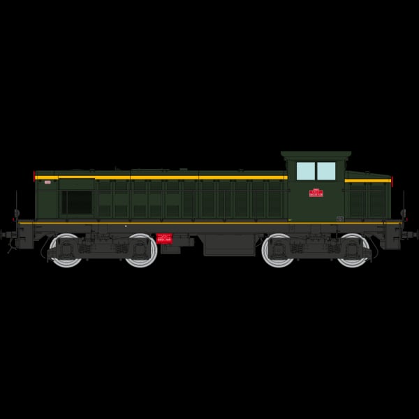 [HO] : Locomotive diesel 040 DE 528, livrée d'origine, Ep. III, SNCF, DCC Sound - JM017S