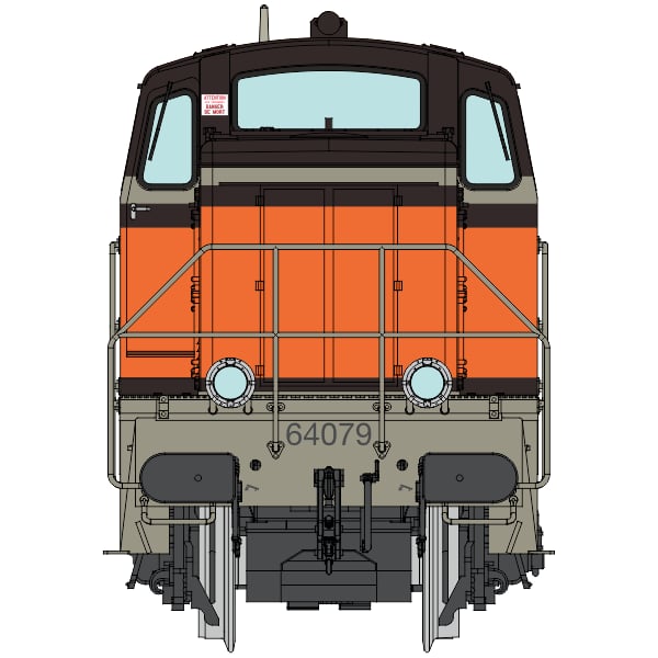 [HO] : Locomotive diesel BB 64079, livrée Arzens, Ep. V, SNCF, AC Sound 3 rails - JM021SAC