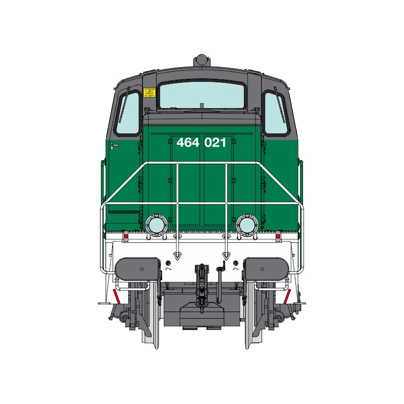 [HO] : Locomotive diesel BB 64021, livrée FRET, Ep. VI, SNCF, DCC Sound ...