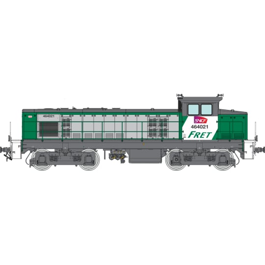 [HO] : Locomotive diesel BB 64021, livrée FRET, Ep. VI, SNCF, DCC Sound - JM022S