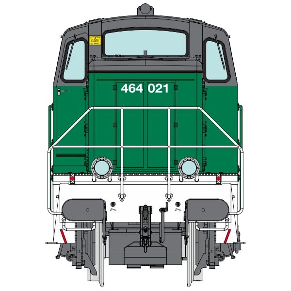 [HO] : Locomotive diesel BB 64021, livrée FRET, Ep. VI, SNCF, AC Sound 3 rails - JM022SAC