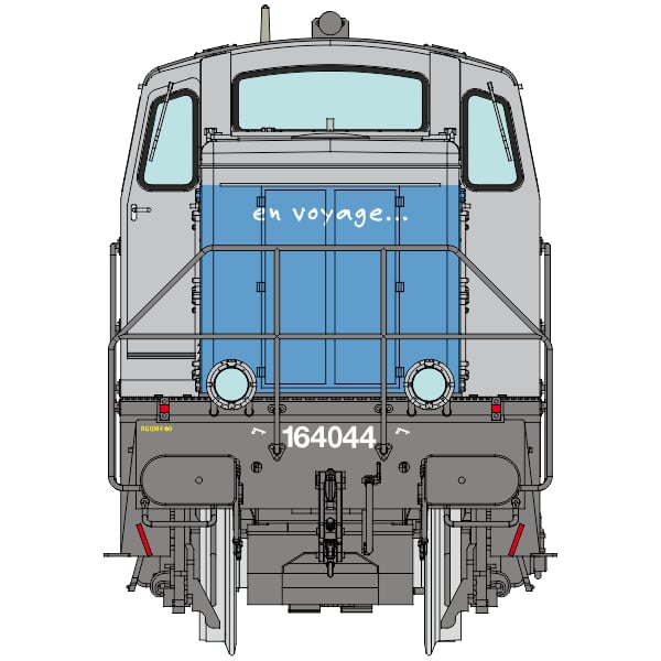 [HO] : Locomotive diesel BB 64044, livrée En Voyage, Ep. VI, SNCF, Analogique - JM023