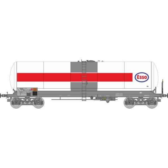 [HO] : Coffret de 3 wagons citernes longues ANF « ESSO », bogies Y23M, SNCF, Ep. IV – WB937