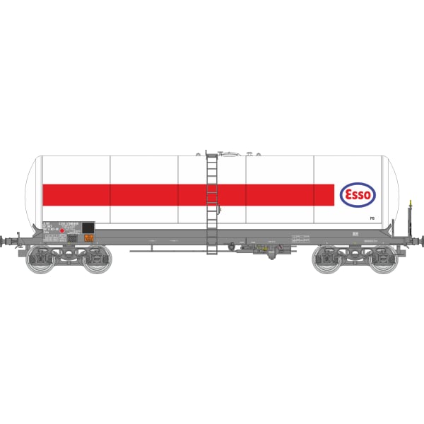 [HO] : Coffret de 3 wagons citernes longues ANF « ESSO », bogies Y23M, SNCF, Ep. IV – WB937