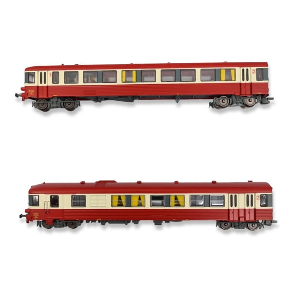 [N] : Caravelle EAD toit rouge, 3 feux, XBD 4584 + remorque XRAB 8375, LONGUEAU, Ep. IV – MIKADOTRAIN NW198