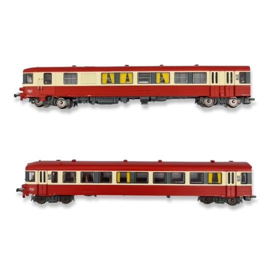[N] : Caravelle EAD toit rouge XBD 4567 + remorque XRAB 8531, 3 feux, LYON-VAISE, Ep. IV-V – MIKADOTRAIN NW200
