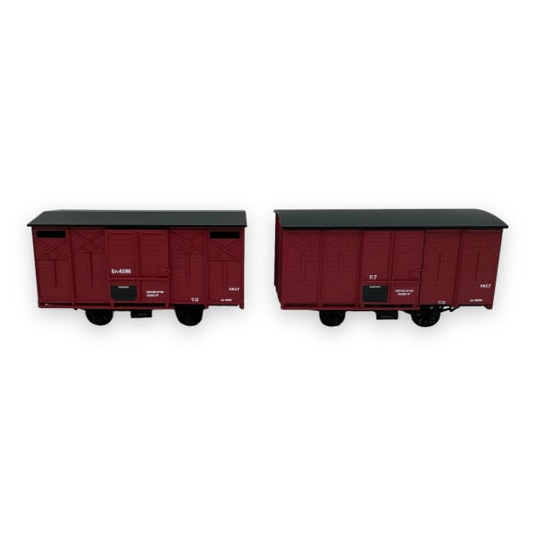 Set de 2 COUVERTS non freiné et freiné, Toit Rond et Toit 2