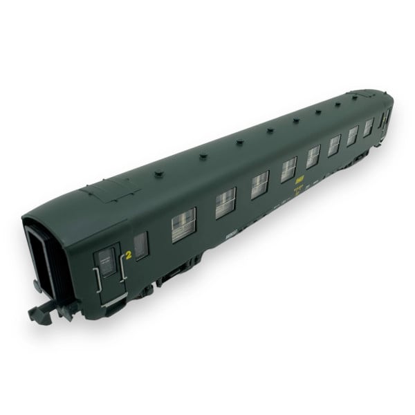 [N] : Voiture DEV AO, B8 ex-A3B5, Vert 301, Logo Jaune encadré, Ep. IV – MIKADOTRAIN NW284