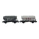 [N] : Coffret de 2 wagons céréaliers “CTC – ESMERY-CARON” et “MRO”, SNCF Ep. III – MIKADOTRAIN NW303