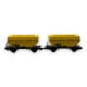 [N] : Coffret de 2 wagons céréaliers “Grands Moulins de Coutras”, SNCF, Ep. III – MIKADOTRAIN NW316