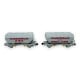 [N] : Coffret de 2 wagons céréaliers “Transcéréales Esmery-Caron et CTC”, SNCF, Ep. IV – MIKADOTRAIN NW317