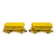[N] : Coffret de 2 wagons céréaliers “Grands Moulins de Coutras”, SNCF, Ep. IV – MIKADOTRAIN NW320