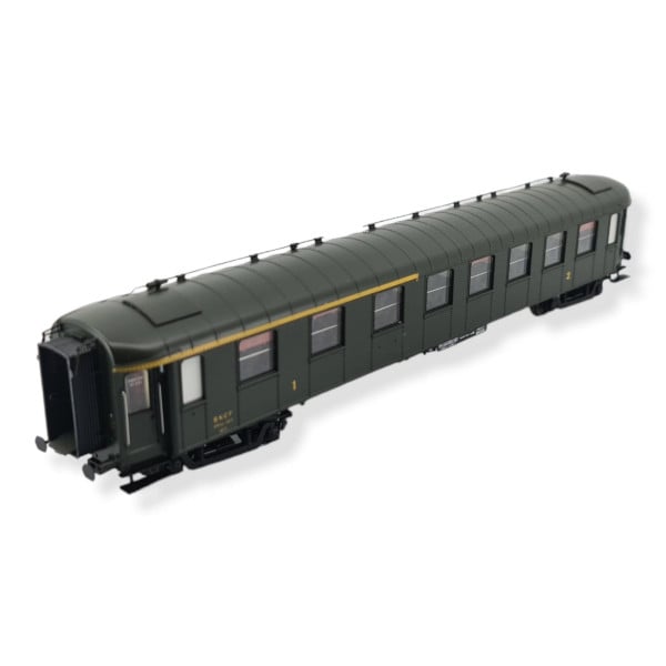 [HO] : Voiture OCEM RA A3B5 ex-Midi à toit vert, SNCF, Ep. IIIb - VB385