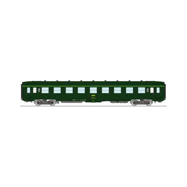 [HO] : Voiture DEV AO B9c9 Vert 301, SNCF, Ep. IV-V – VB407
