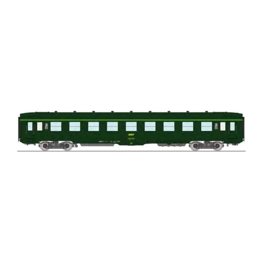 [HO] : Voiture DEV AO B9c9 Vert 301, SNCF, Ep. IV-V – VB408