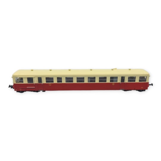 [HO] : Remorque XR-7354 petit fourgon Rouge-Crème, Lyon-Vaise, Ep. III, AC 3 rails - VB441AC
