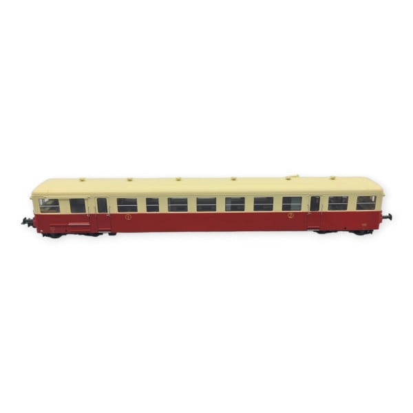 [HO] : Remorque XR-7354 petit fourgon Rouge-Crème, Lyon-Vaise, Ep. III, AC 3 rails - VB441AC